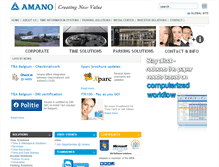 Tablet Screenshot of amano.eu