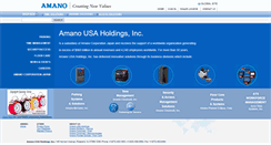 Desktop Screenshot of amano.com