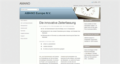 Desktop Screenshot of amano.de